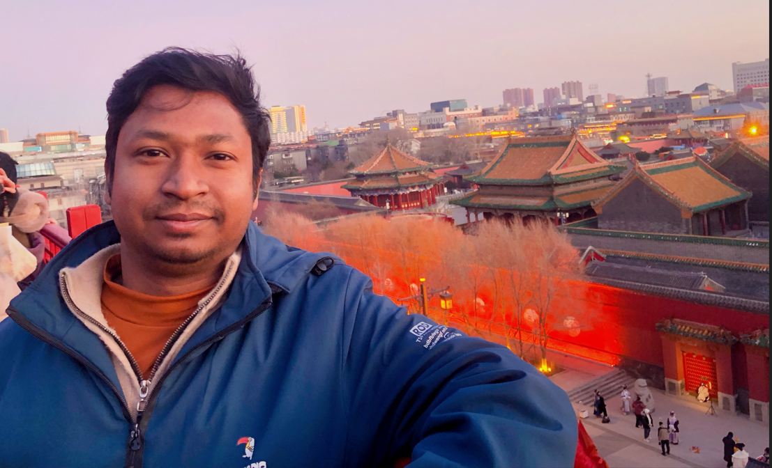 Muhammad Imdadul Haque; Imdadul Haque; MI HAQUE at Imperial palace Shenyang China